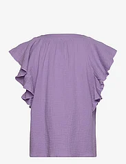 Minus - Hemma Top 4 - kortärmade blusar - lupine purple - 1
