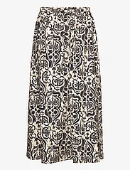 Minus - Lizia Midi Skirt 4 - midi skirts - sand gray print - 0