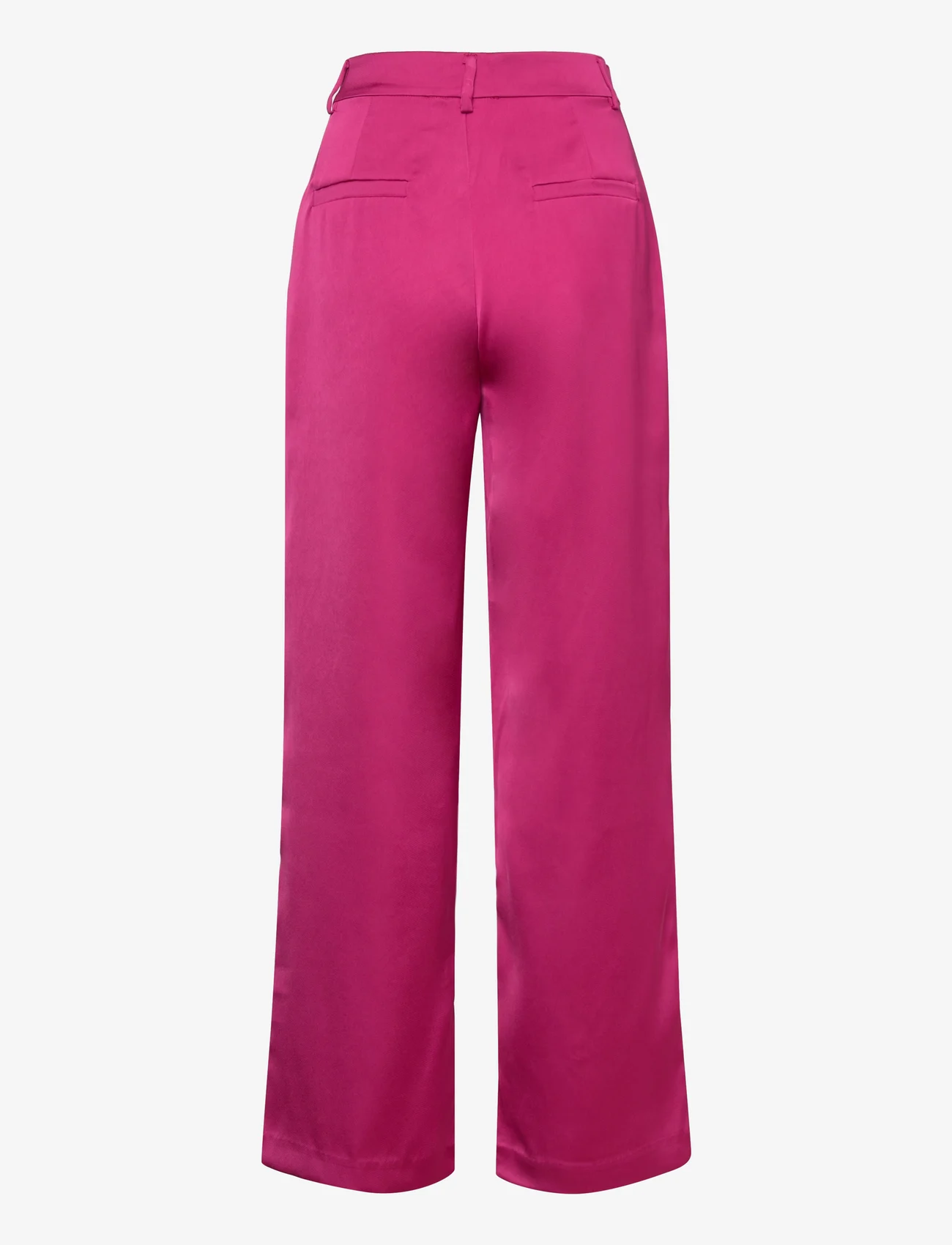 Minus - Justina Sateen Bukser - ballīšu apģērbs par outlet cenām - super pink - 1