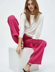 Minus - Justina Sateen Bukser - ballīšu apģērbs par outlet cenām - super pink - 6