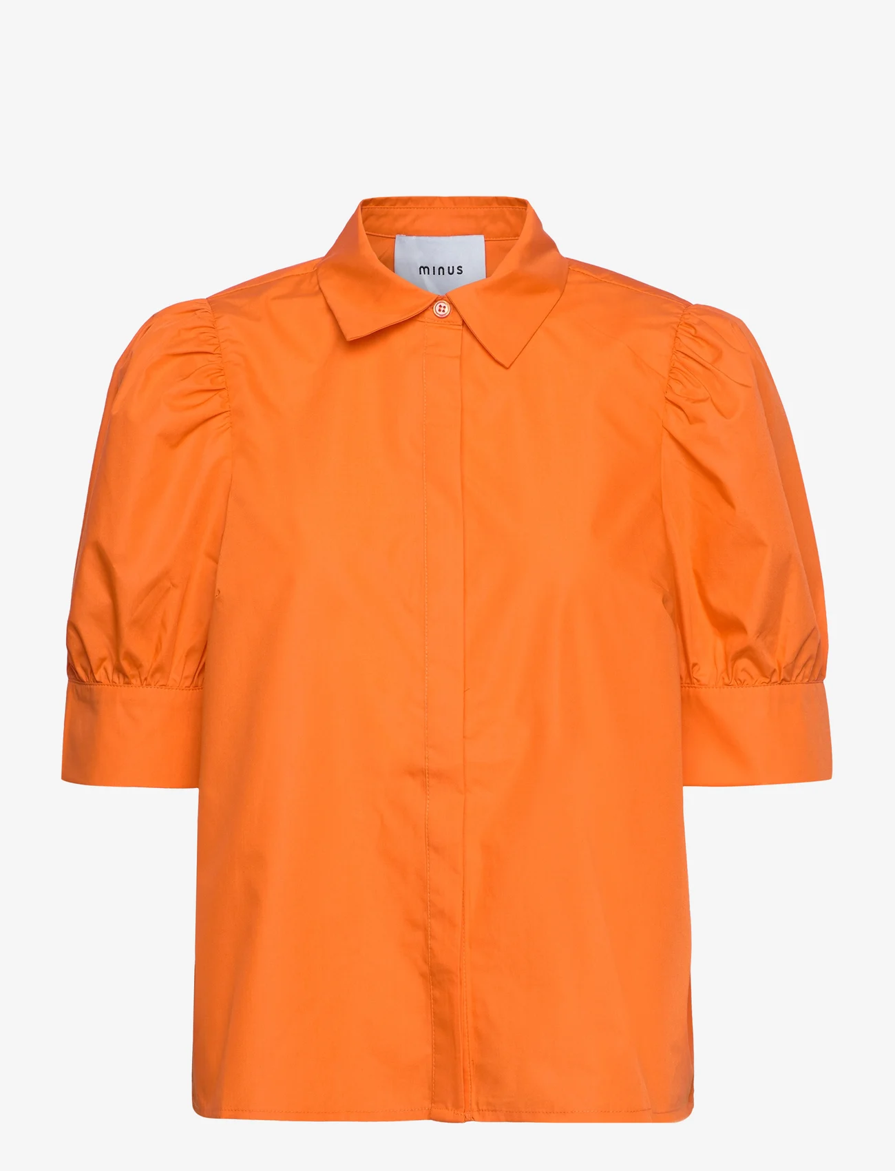 Minus - Molia Skjorte - kortermede skjorter - orange peel - 0