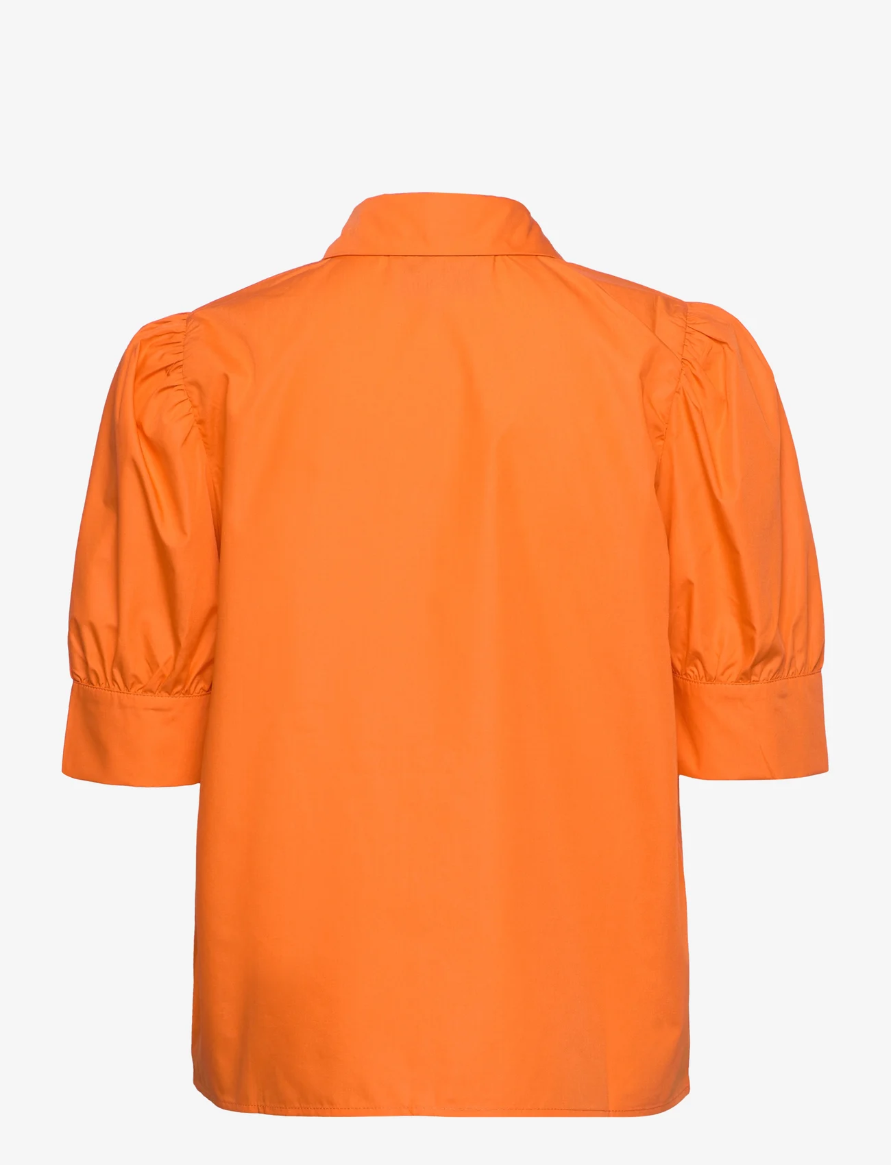 Minus - Molia Skjorte - short-sleeved shirts - orange peel - 1