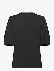 Minus - Darsy Puff Sleeve T-Shirt - t-shirts - sort - 1