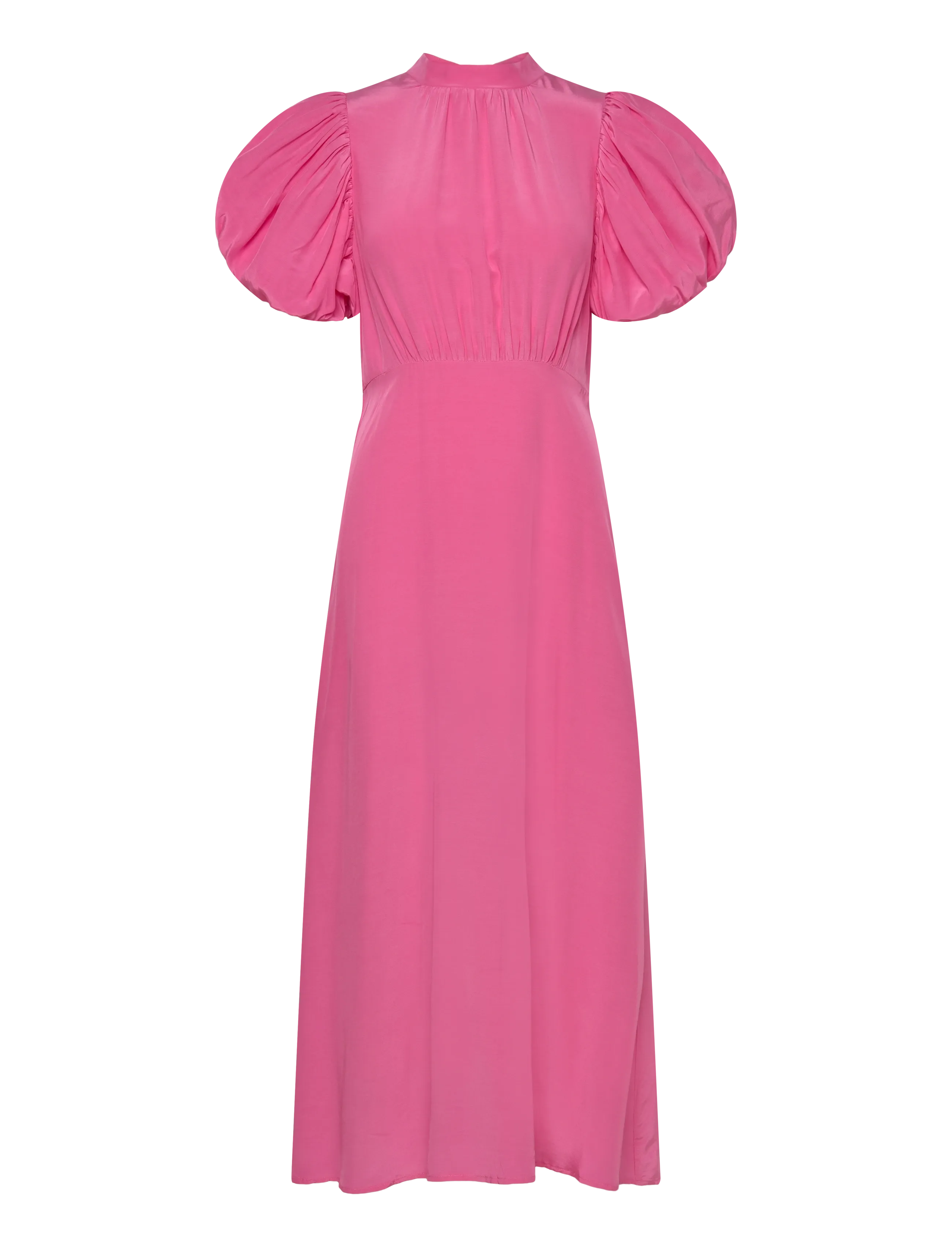 MINUS Msalicia Puff Kurz Sleeve Open Back Pink - 38 - Damen