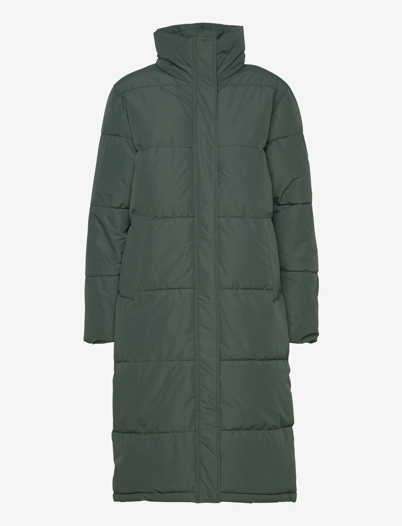 Minus - MSAva Puffer Coat - sulejoped ja voodriga joped - jungle green - 0