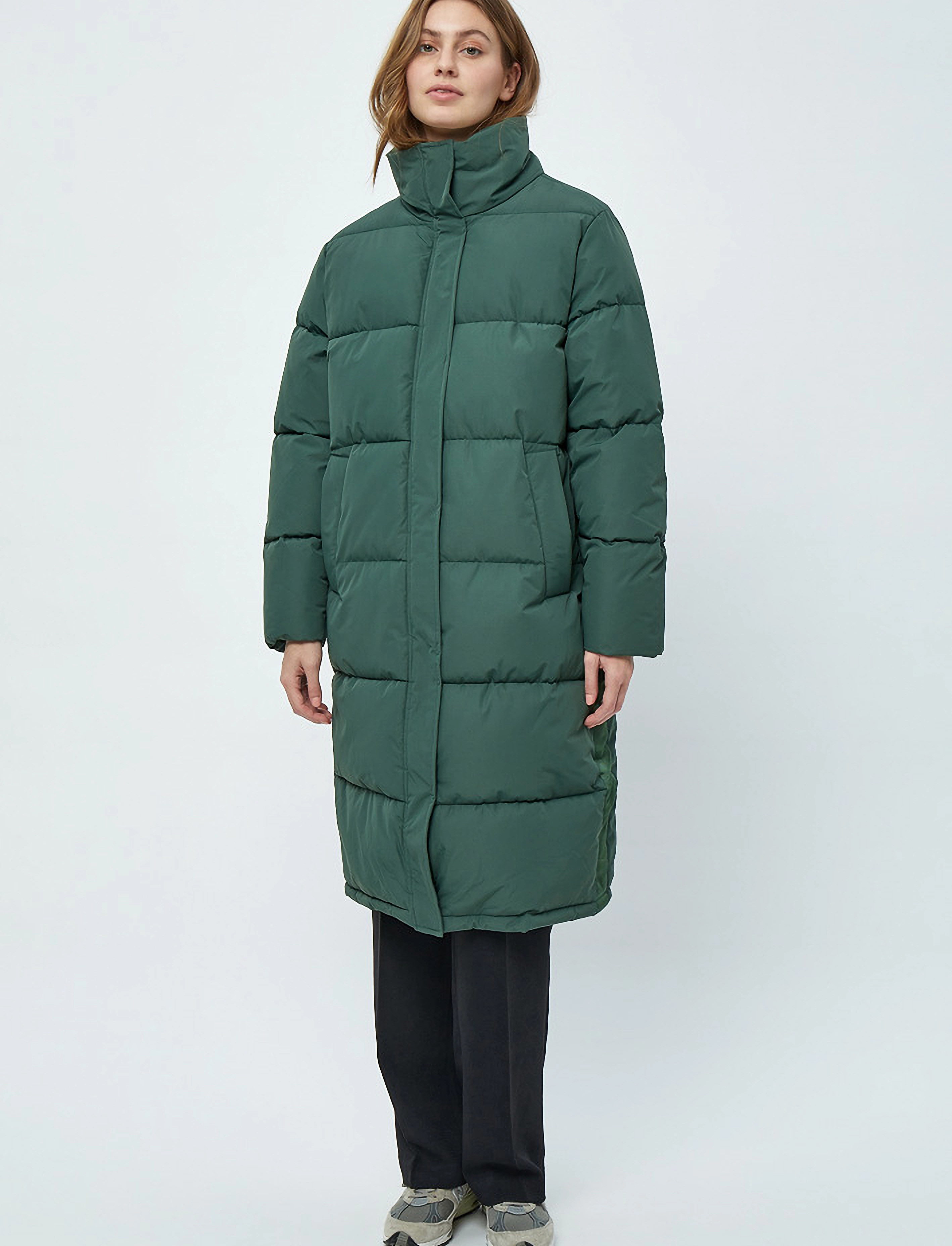 Minus - MSAva Puffer Coat - gefütterte & daunenjacken - jungle green - 4