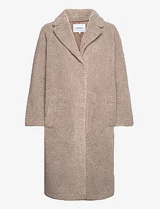 MSSaidie Vegan Fur Coat, Minus