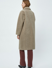 Minus - MSSaidie Vegan Fur Coat - winter coats - wood smoke - 3