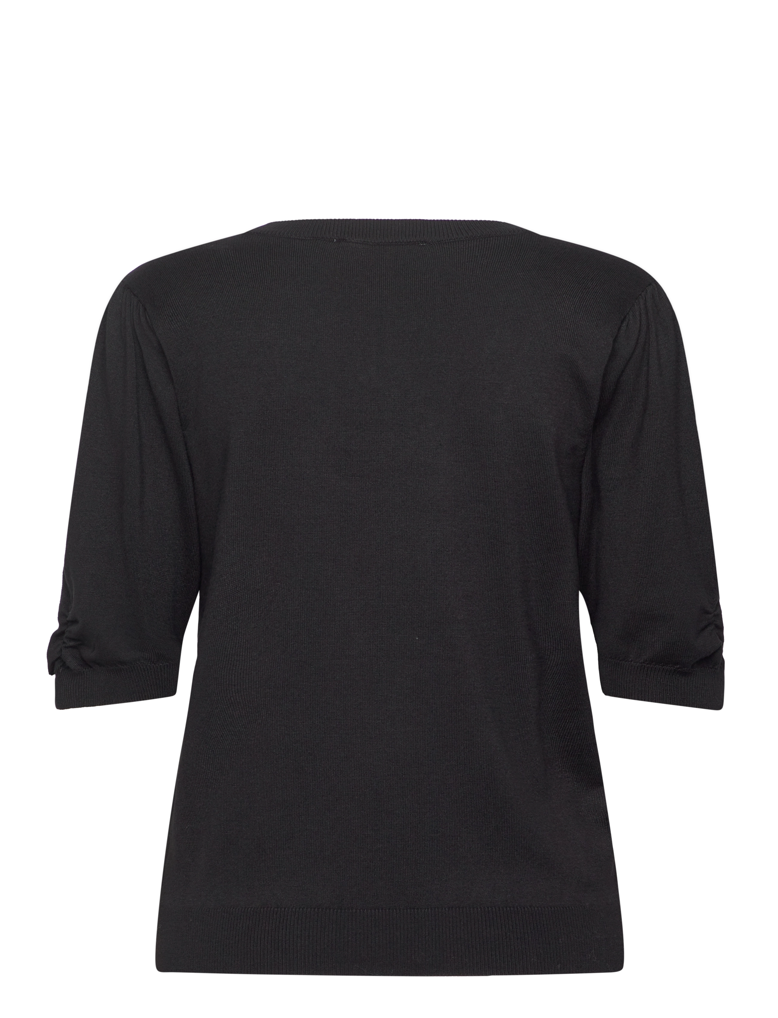 Minus - MSPam Scoop Neck Knit T-Shirt - jumpers - sort - 2