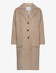 Minus - MSSally Wool Coat - winter coats - cobblestone - 0