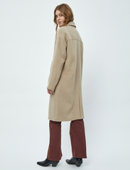 Minus - MSSally Wool Coat - pitkät talvitakit - cobblestone - 3