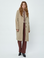 Minus - MSSally Wool Coat - winter coats - cobblestone - 4