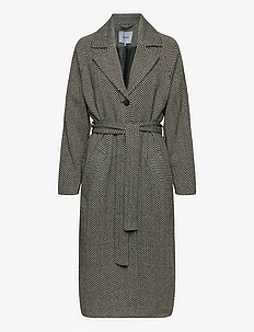 MSNatalie Woolen Belted Coat, Minus