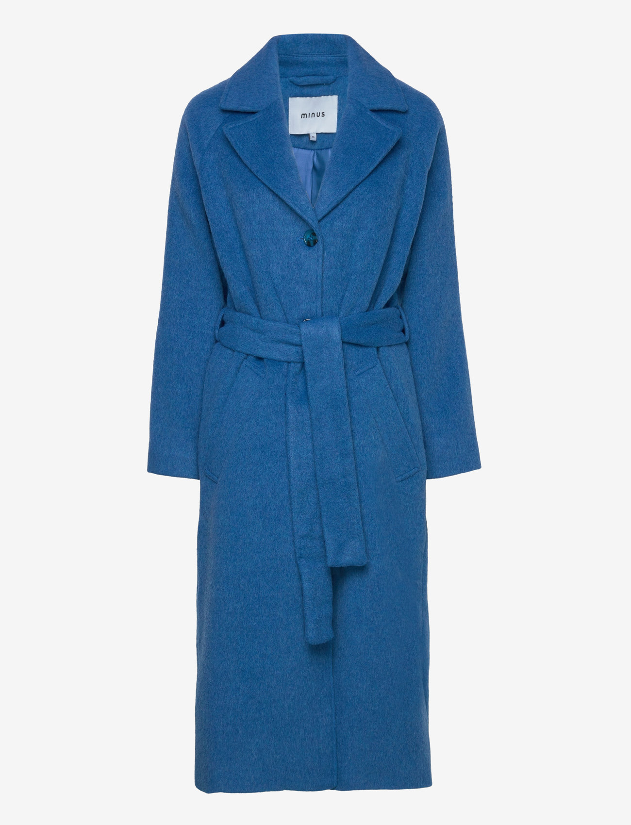 Minus - MSGloria Wool Belted Coat - imperial blue - 1
