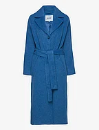 MSGloria Wool Belted Coat - IMPERIAL BLUE