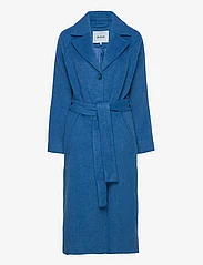 Minus - MSGloria Wool Belted Coat - pitkät talvitakit - imperial blue - 0