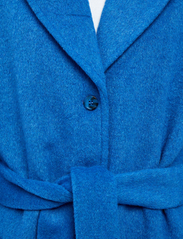 Minus - MSGloria Wool Belted Coat - vinterkappor - imperial blue - 5