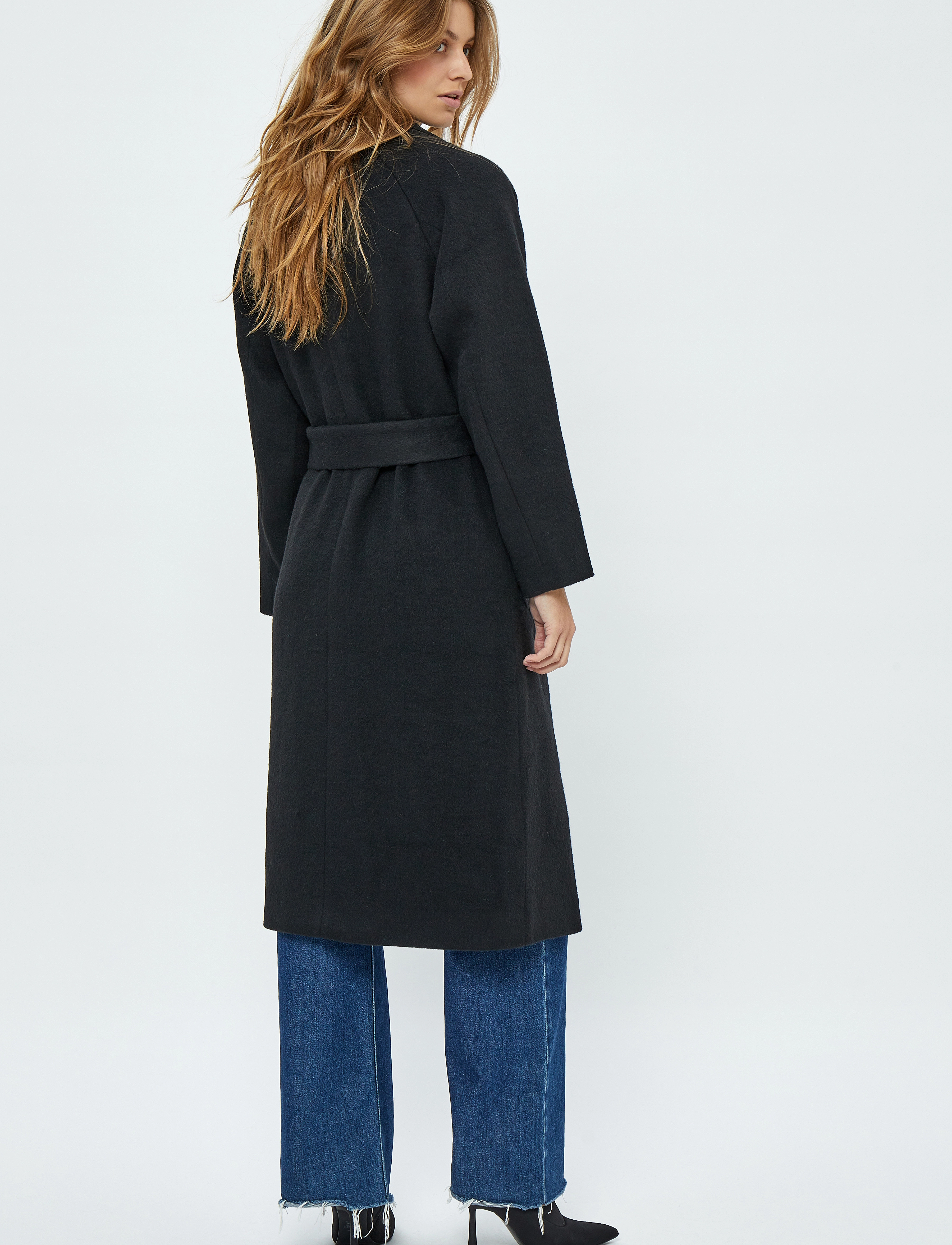 Minus - MSGloria Wool Belted Coat - sort - 3