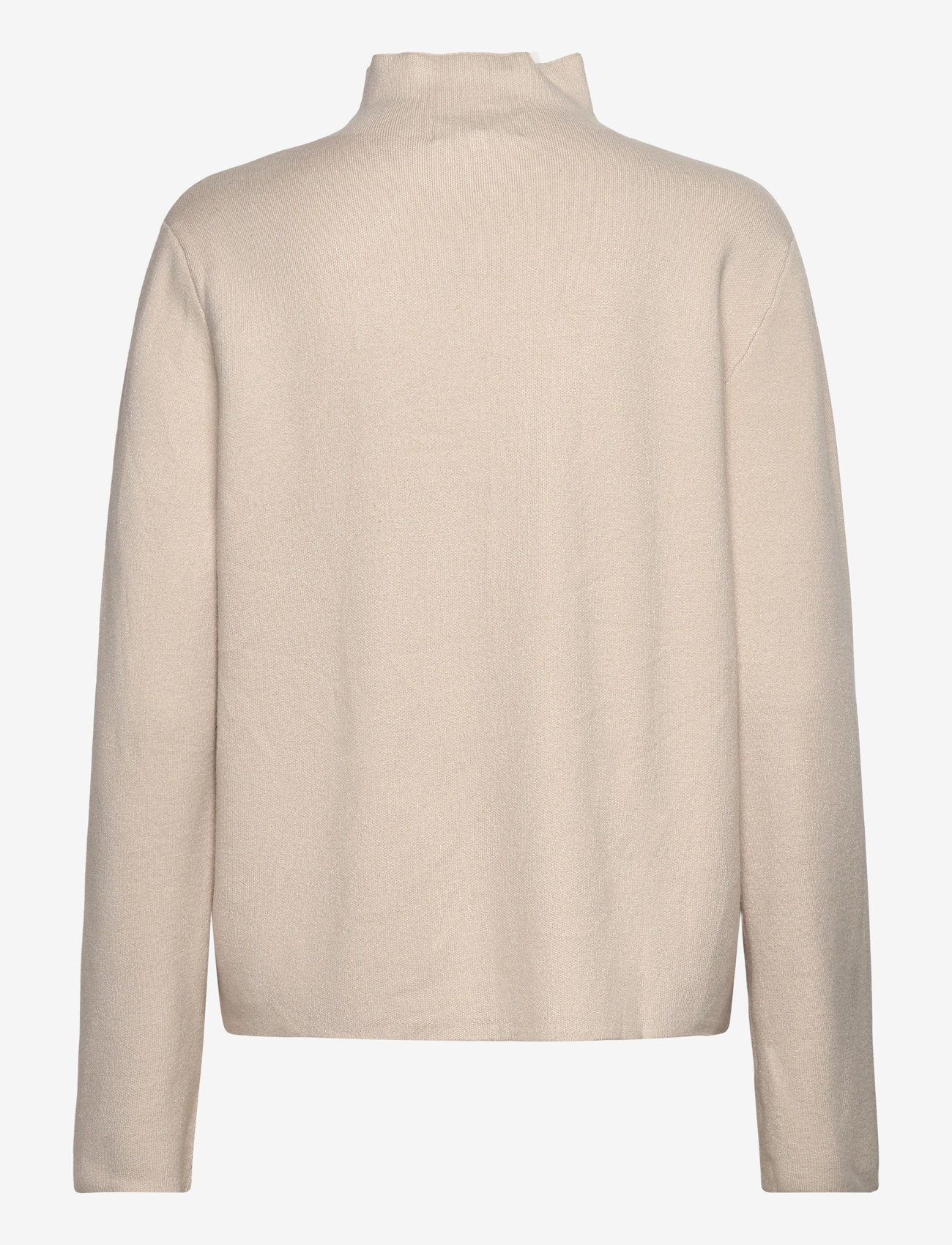 Minus - MSLupi High Neck Knit Pullover - sügisesed riided - light birch - 1