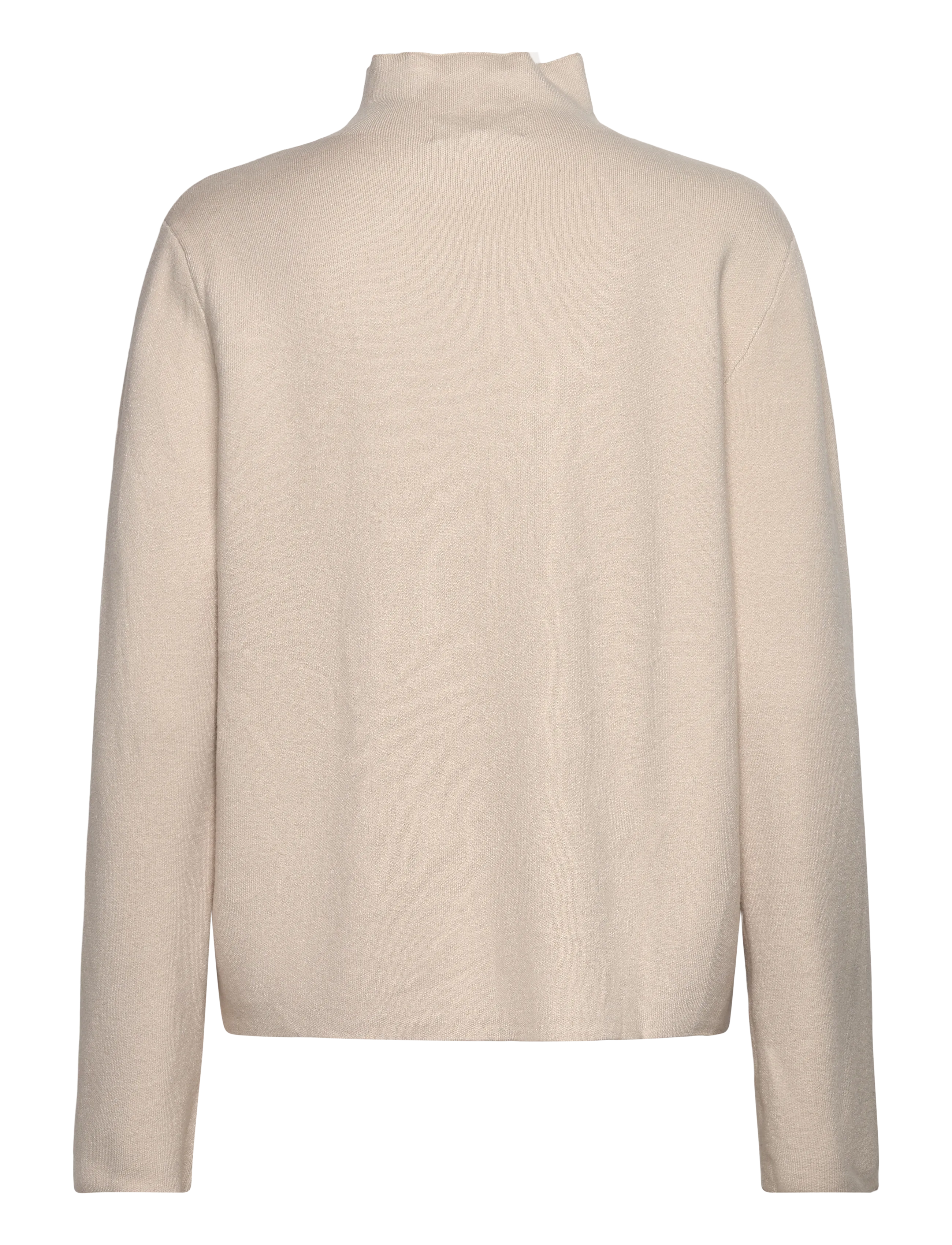 Minus - MSLupi High Neck Knit Pullover - rullekraver - light birch - 1