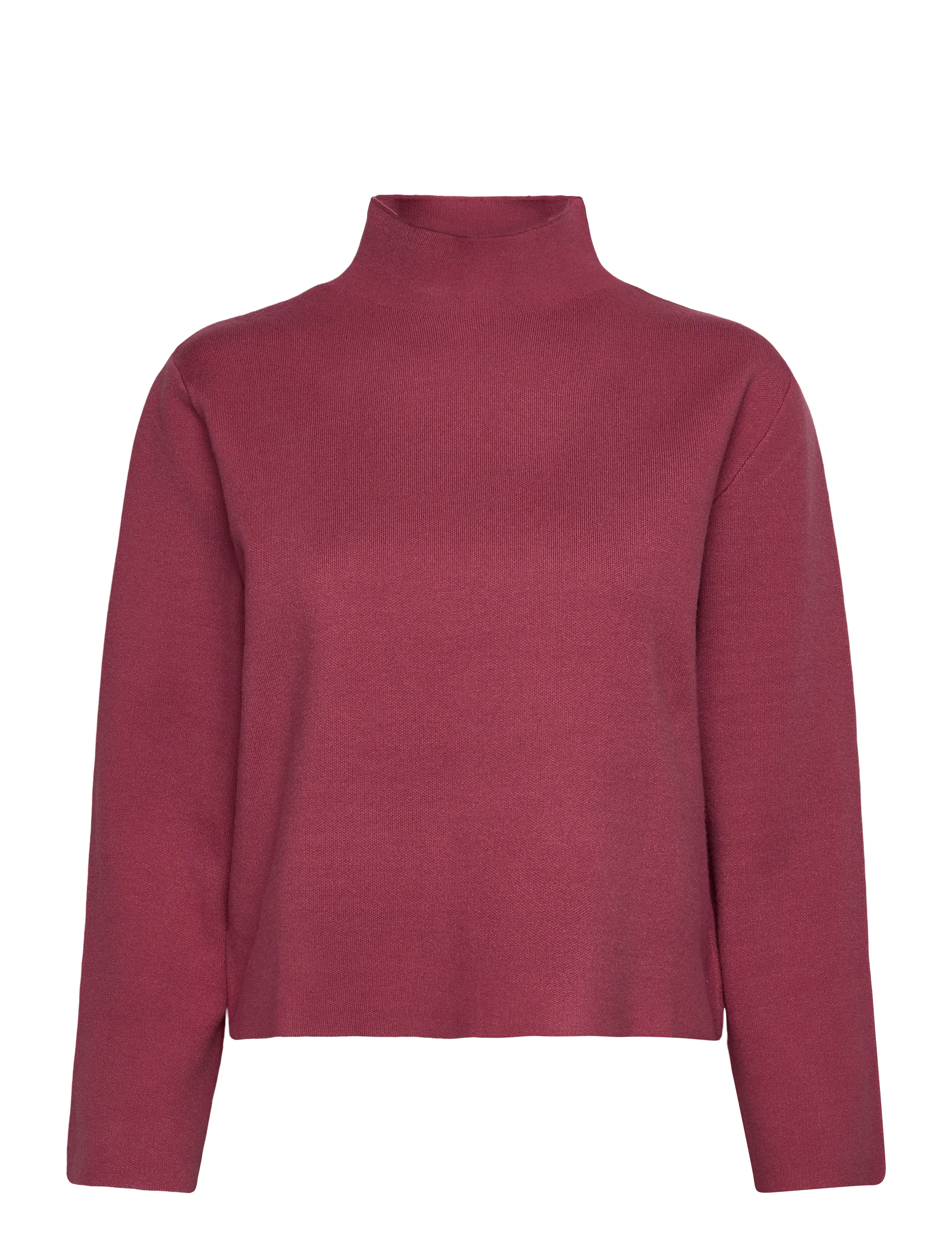 Minus Mslupi High Neck Knit Pullover, S, Red, Strik > Rullekrave, Dame