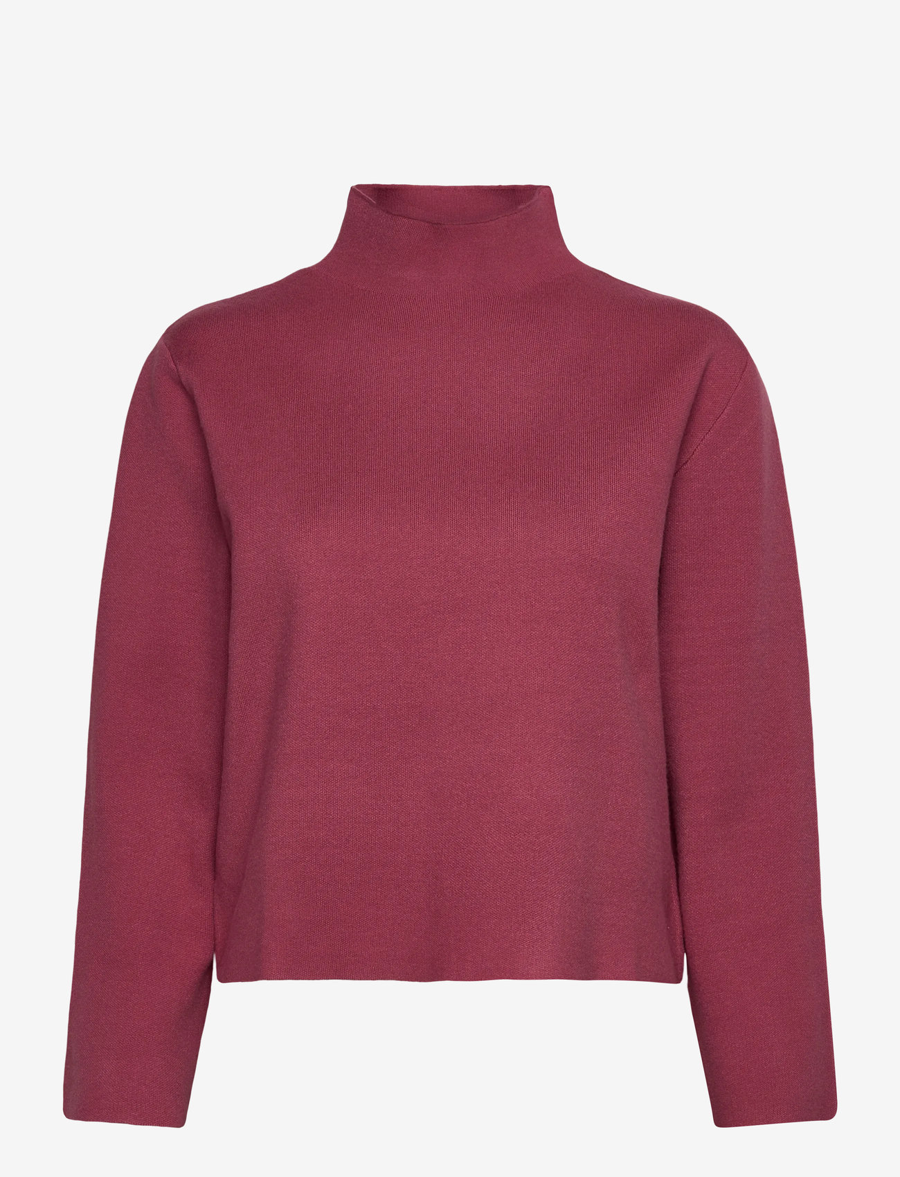 Minus - MSLupi High Neck Knit Pullover - sügisesed riided - roan rouge - 0