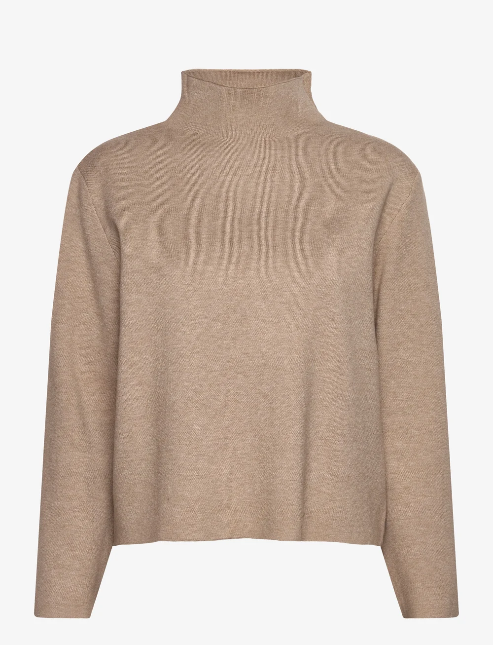 Minus - MSLupi High Neck Knit Pullover - rollkragenpullover - string melange - 0