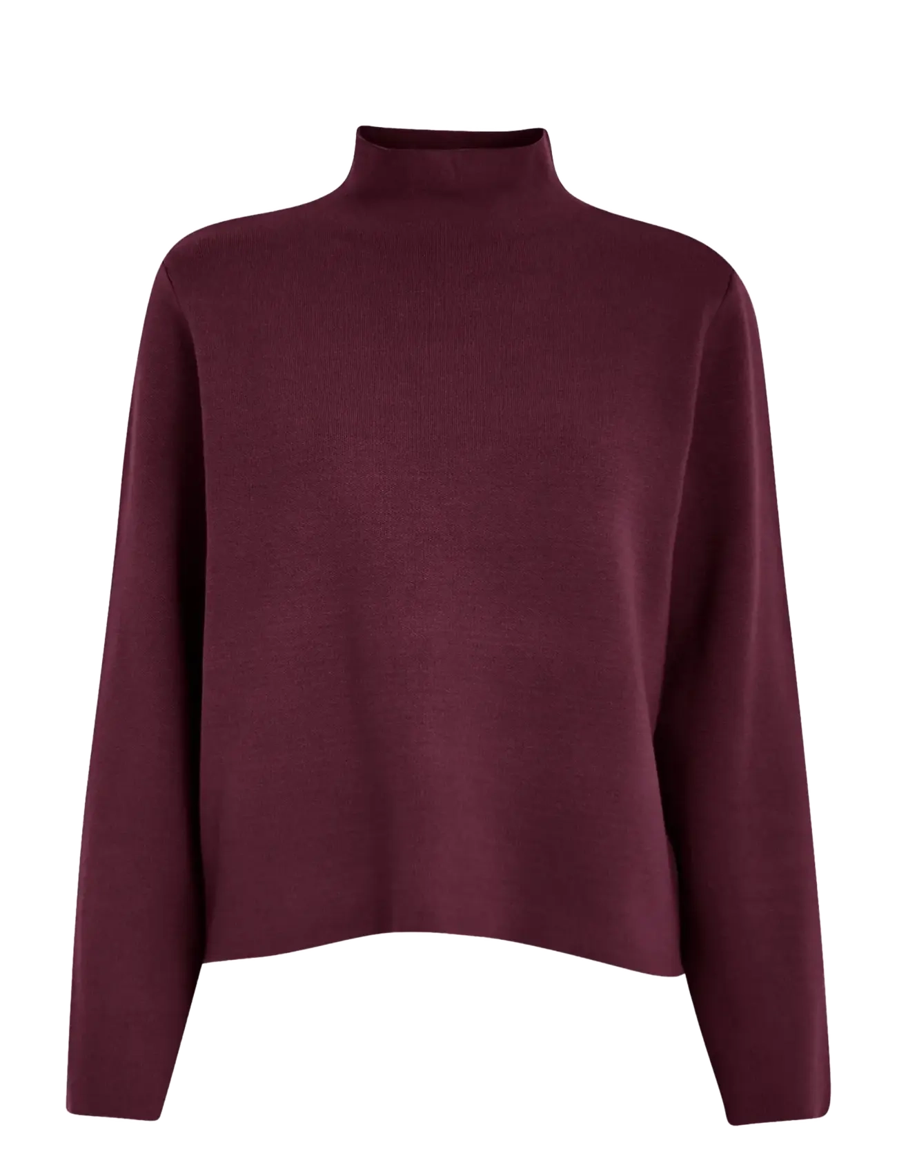 Minus MSLupi High Neck Knit Pullover - Minus - WINETASTING / burgundy