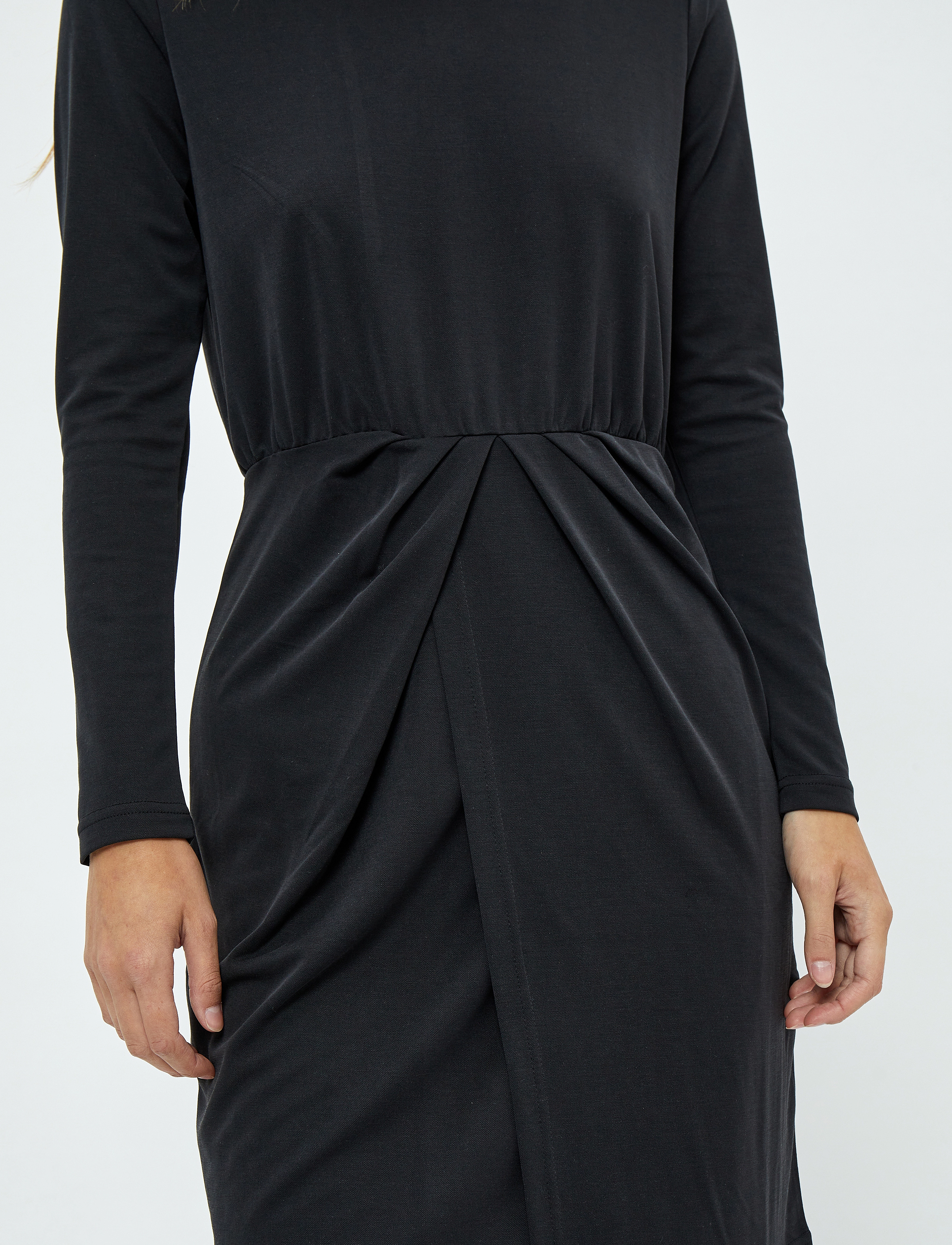 Minus - MSReyna Modal Midi Dress - minikleidid - sort - 3