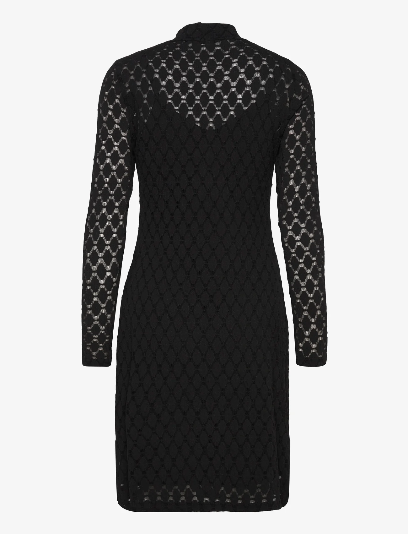 Minus - MSAcella Turtle Neck Midi Dress - festtøj til outletpriser - sort - 1