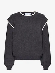 Minus - MSJayla Knit Pullover - neulepuserot - nine iron gray - 0