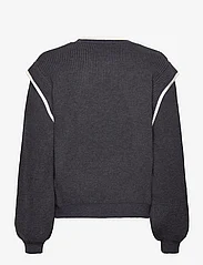 Minus - MSJayla Knit Pullover - neulepuserot - nine iron gray - 1