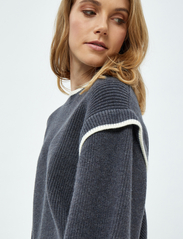 Minus - MSJayla Knit Pullover - neulepuserot - nine iron gray - 5