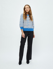 Minus - Marilou 3/4 Sleeve Knit Pullover - pullover - dresden blue stripe - 5
