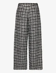 Minus - MSRenete High Waisted Wide Leg Pant - wide leg trousers - black checked - 1