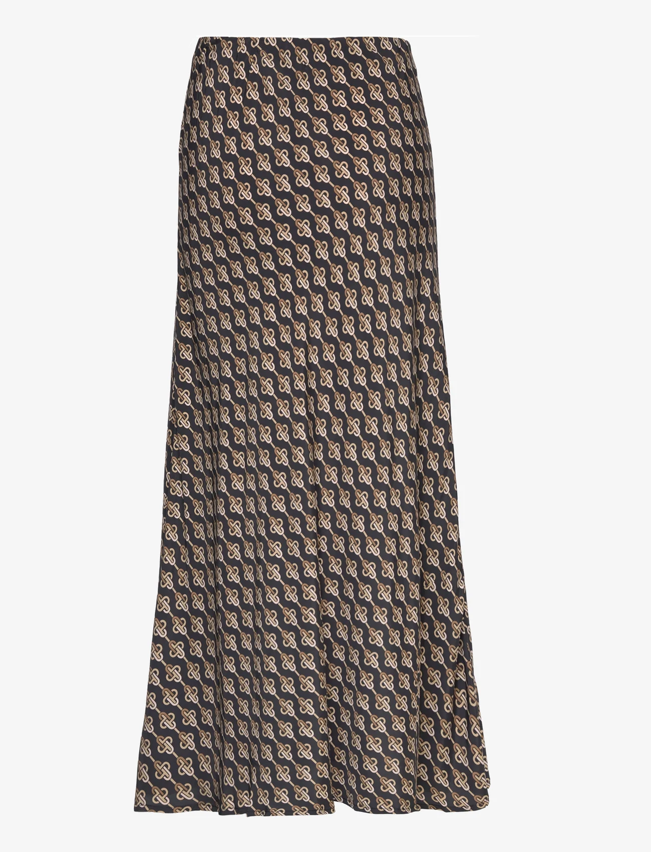 Minus - MSMarceline Midi Skirt - midiseelikud - nomad sand print - 1