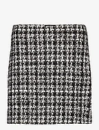 MSRenete Short Skirt - BLACK CHECKED