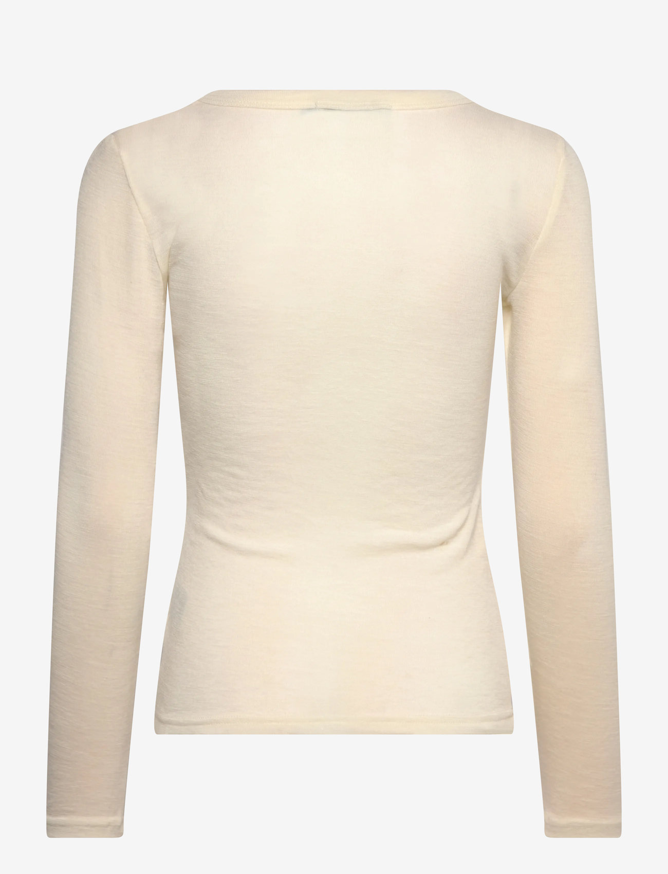 Minus - MSCally Long Sleeve Top - langærmede toppe - broken white - 1