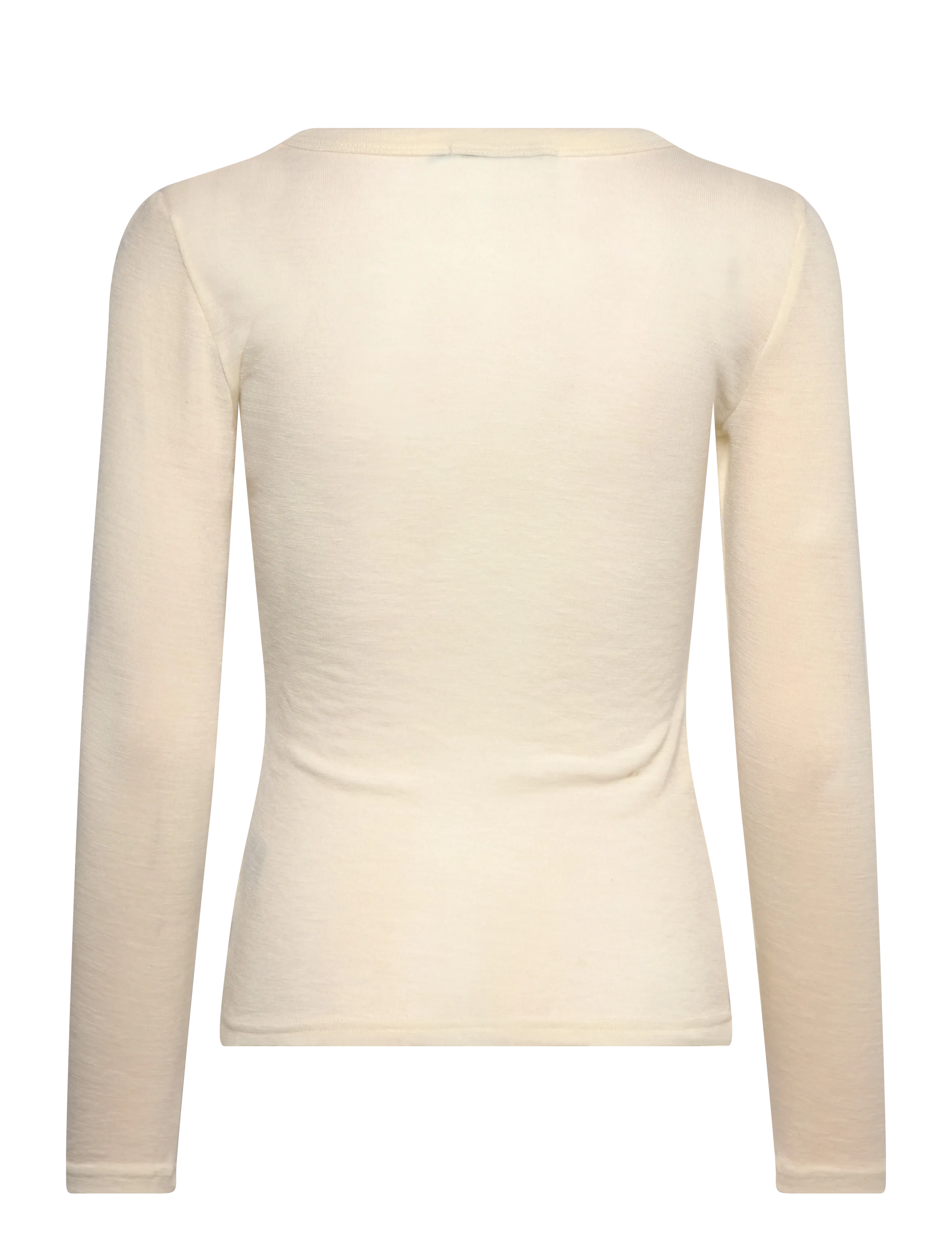 Minus - MSCally Long Sleeve Top - långärmade toppar - broken white - 2