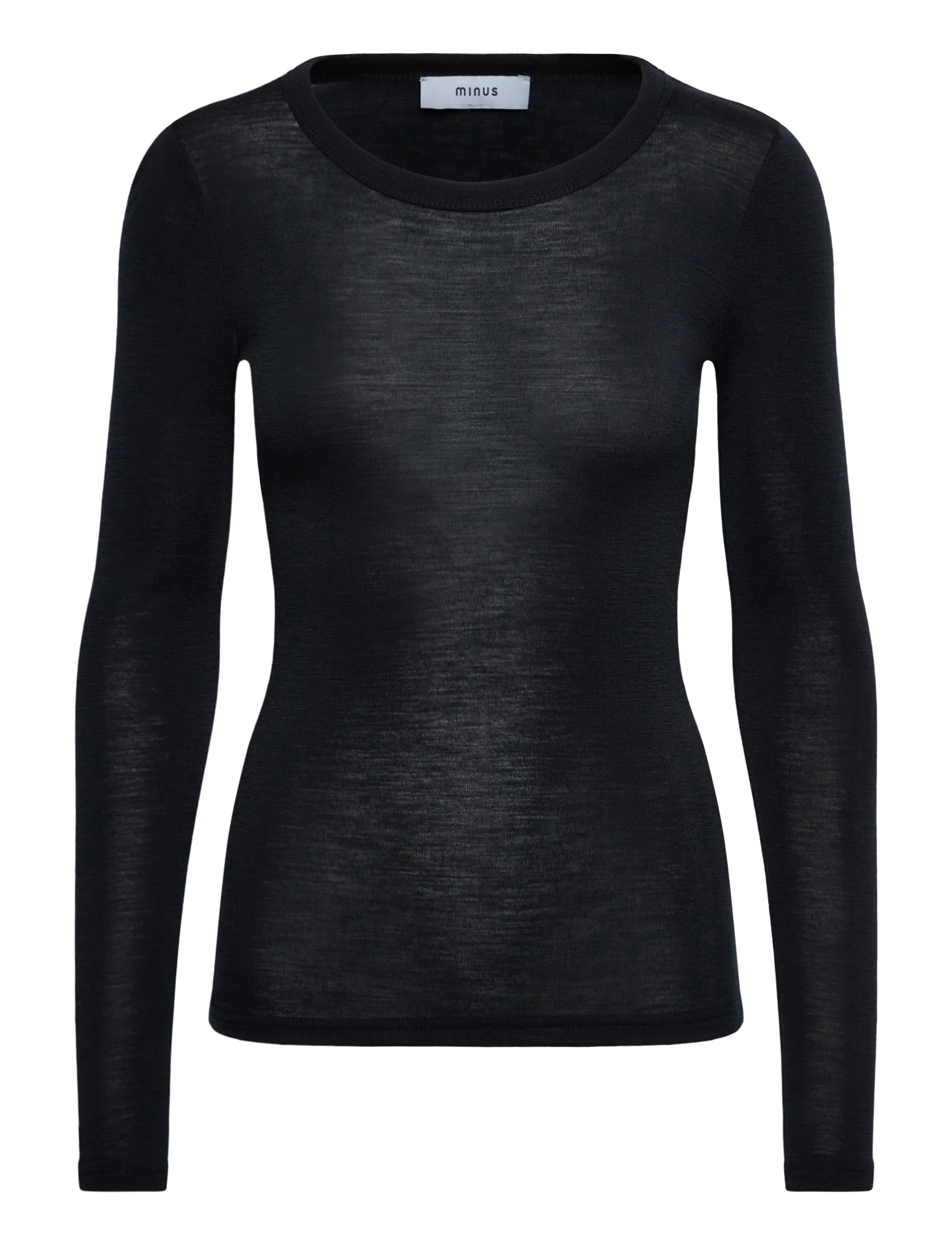 Minus MSCally Long Sleeve Top - Tøj - SORT / black