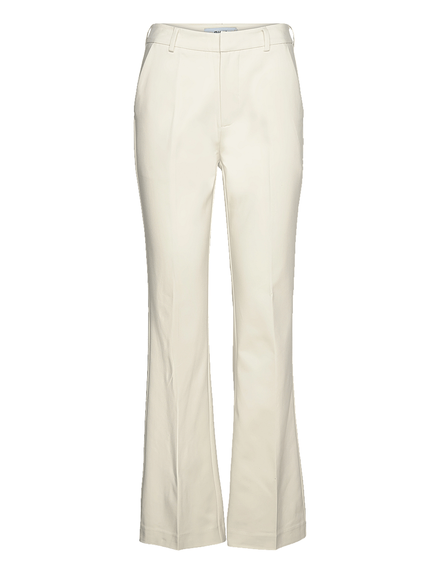 Minus - MSDexa Mid Waisted Flared Pant - schlaghosen - light birch - 1