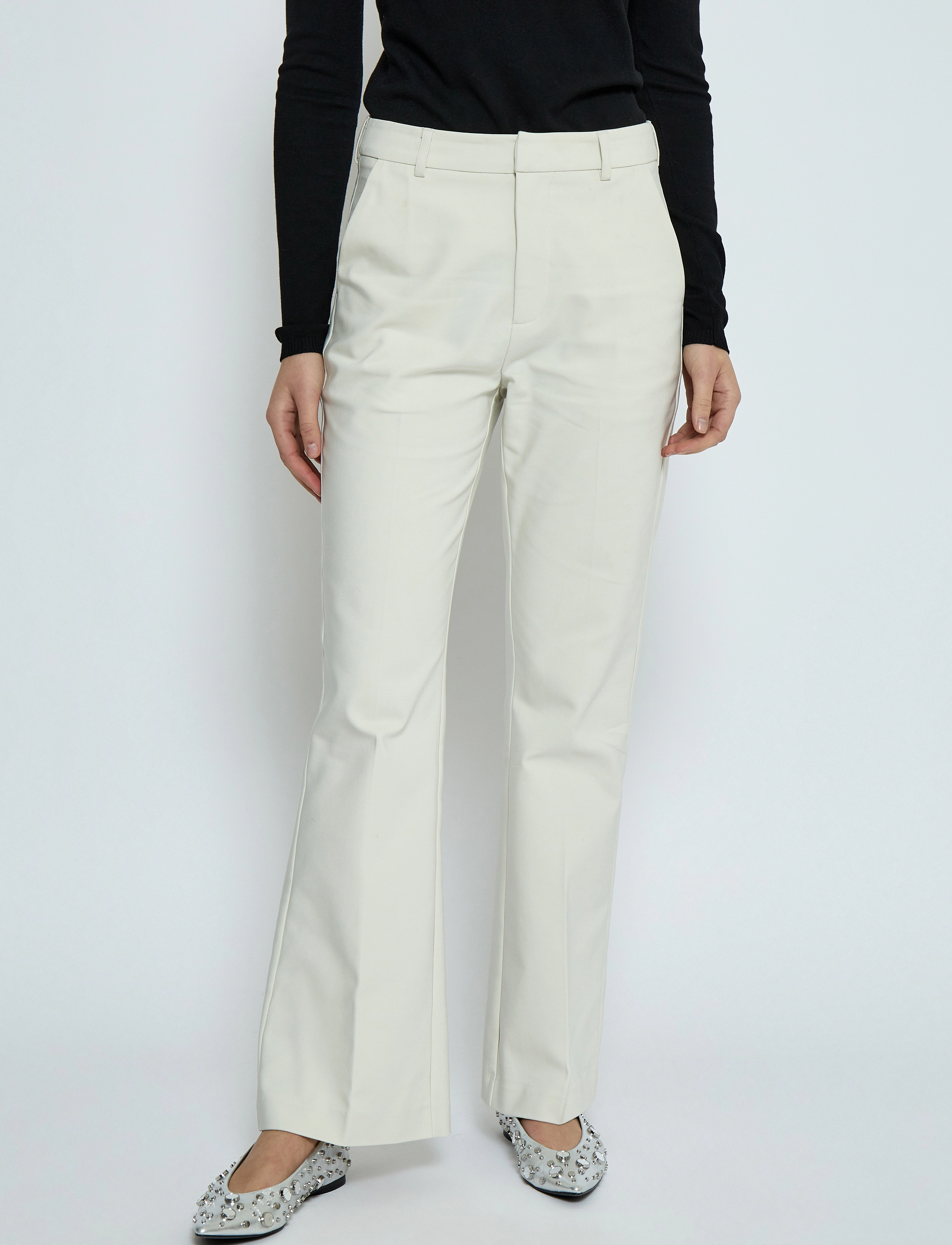 Minus Msdexa Mid Waisted Flared Pant cargobyxor dam – bild 4