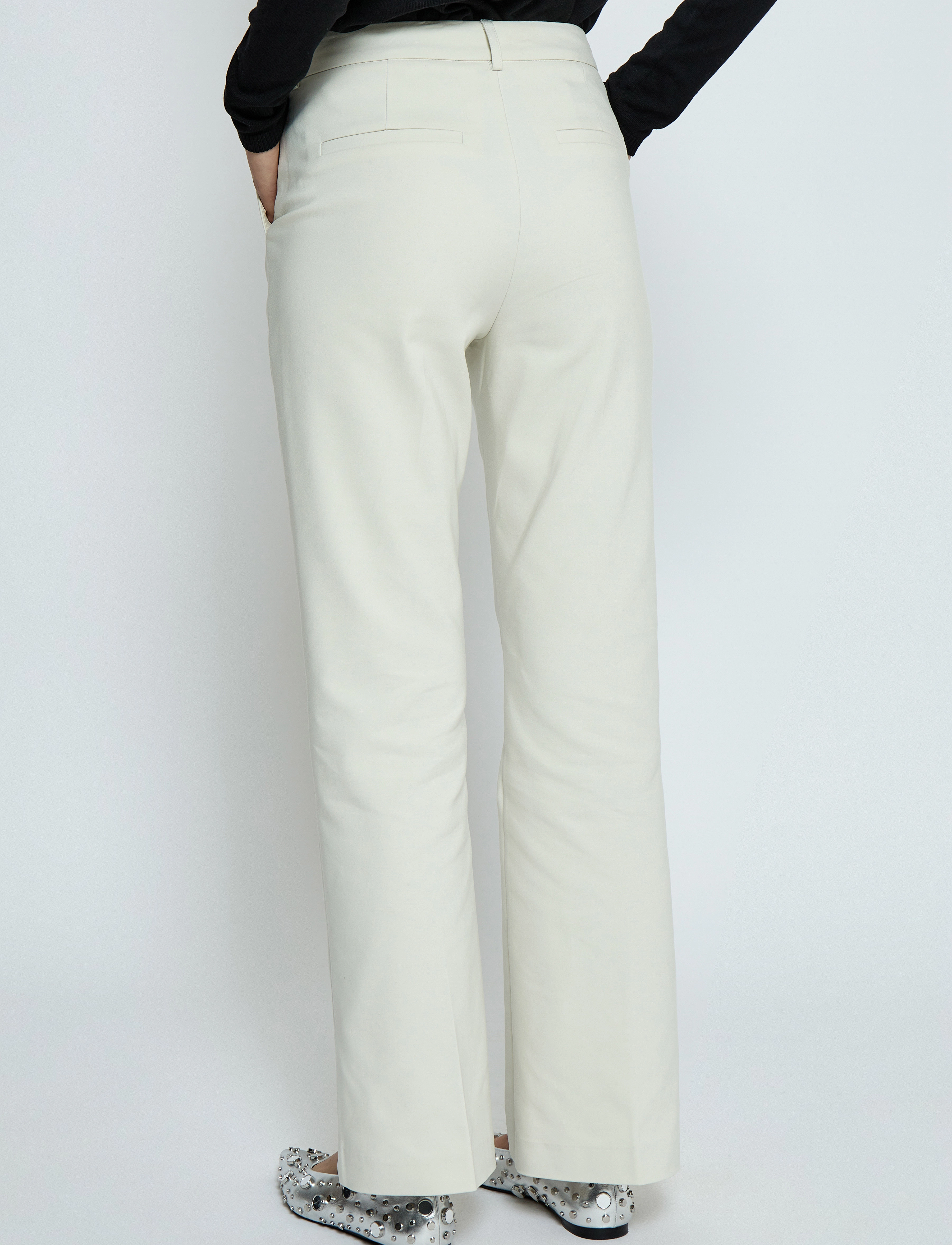Minus Msdexa Mid Waisted Flared Pant cargobyxor dam – bild 5