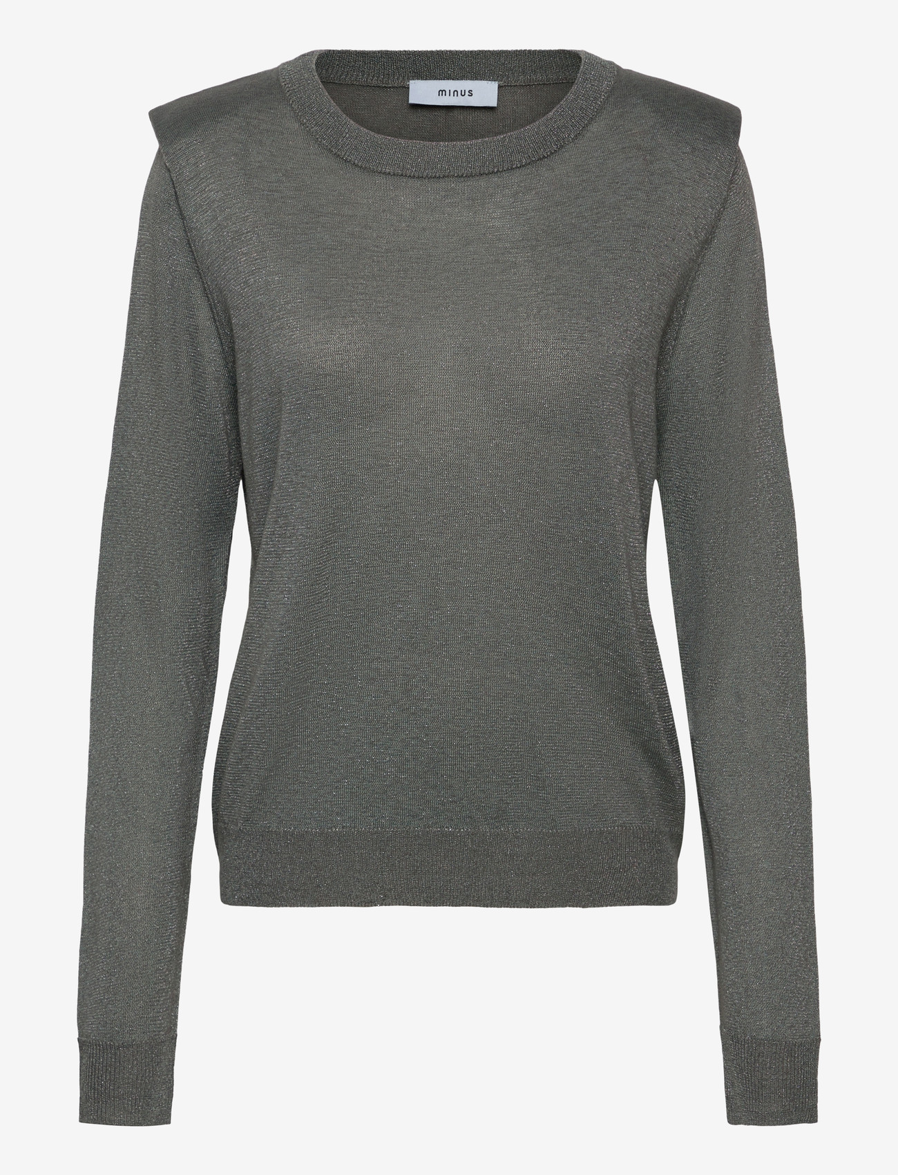 Minus - MSMekira Knit Pullover - herbstliche kleidung - gunmetal metallic - 0