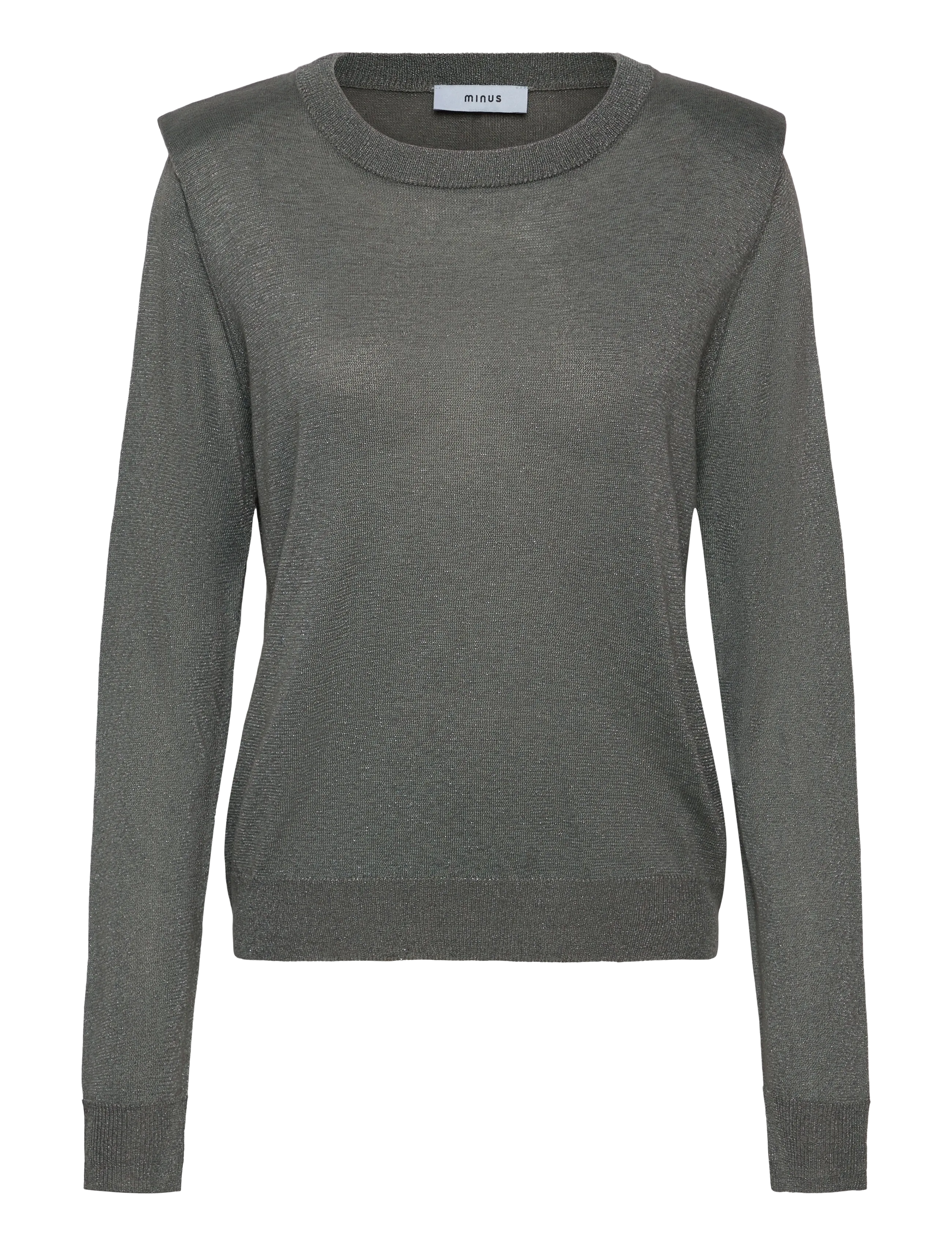 Minus MSMekira Knit Pullover - Minus - GUNMETAL METALLIC / grey