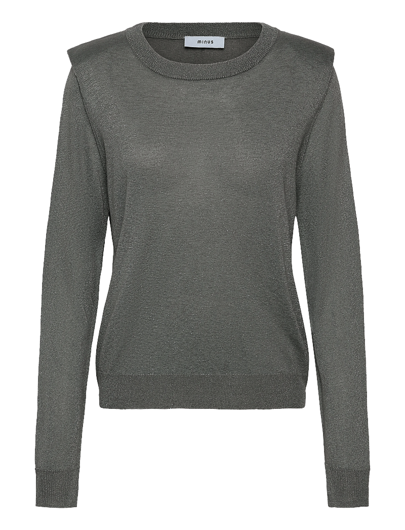 Minus - MSMekira Knit Pullover - pullover - gunmetal metallic - 0