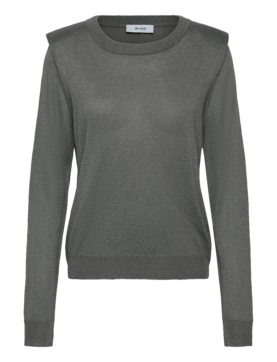 Minus - MSMekira Knit Pullover - gebreide truien - gunmetal metallic - 0