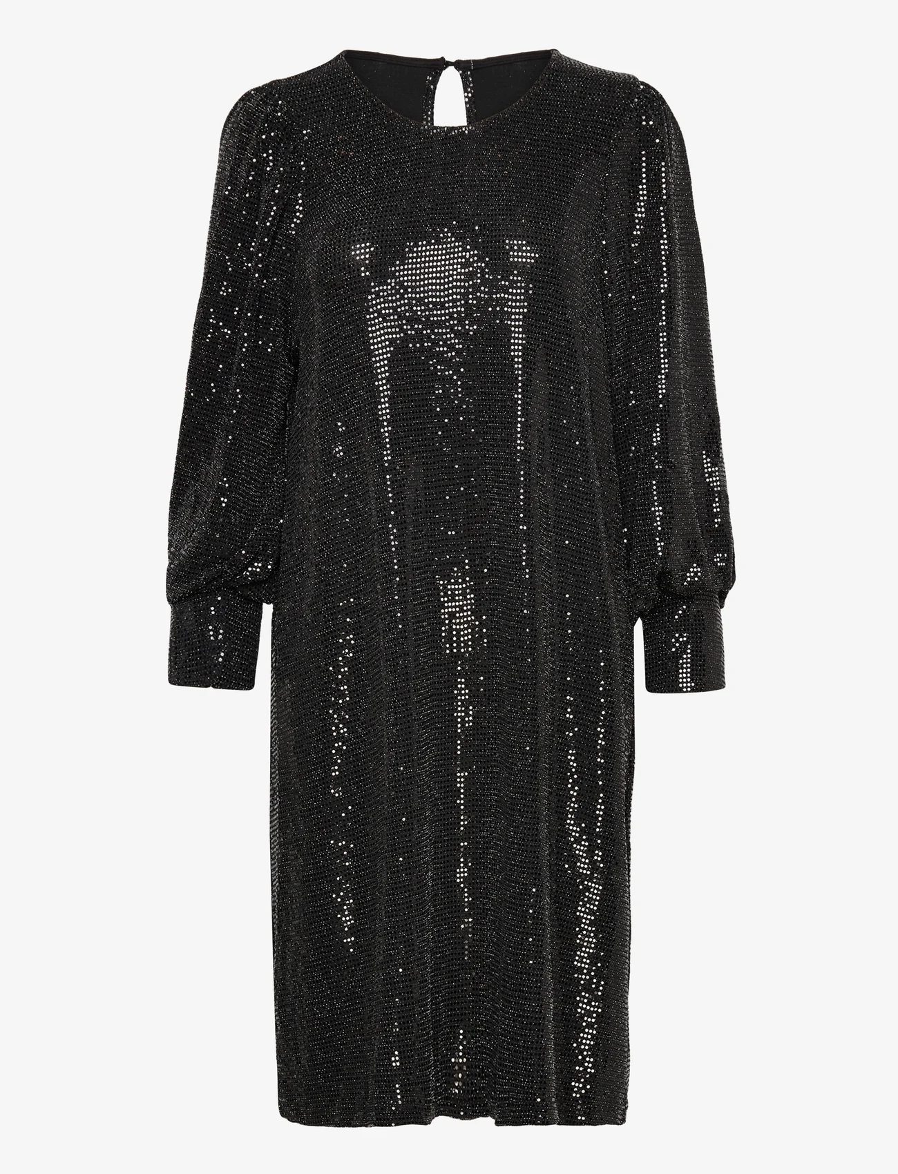 Minus - Jilana Short Dress - ballīšu apģērbs par outlet cenām - black metallic - 0