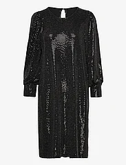 Minus - Jilana Short Dress - paljettklänningar - black metallic - 1