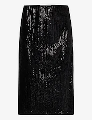 Minus - Holli Sequin Midi Skirt - midiseelikud - sort - 0